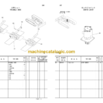 Hitachi AX30U-4 Mini Excavator Parts Catalog