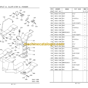 Furukawa FL230-2 Wheel Loader Parts Catalog