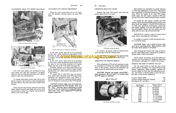 John Deere JD400 TRACTORS AND LOADERS Operators Manual (OMT32425)