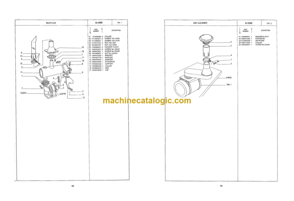 Hitachi DX195L Bulldozer Parts Catalog