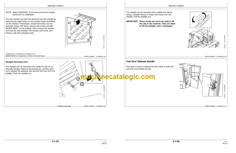 Timberjack 753G 608S Feller Buncher Operators Manual
