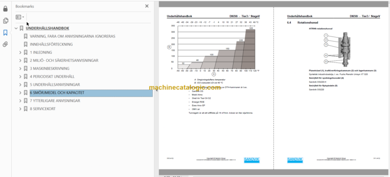 Sandvik Leopard DI650i Drill Rig Operator's and Maintenance Manual (90259 Swedish)