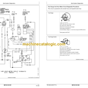 John Deere 300D 310D 315D Backhoe Loader Operation and Test Technical Manual (TM1496)