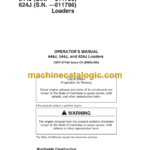 John Deere 444J 544J 624J Loaders Operators Manual (OMT197190)