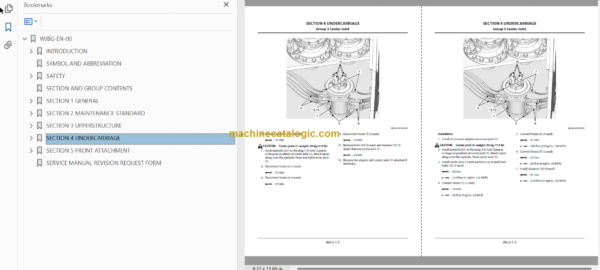 Hitachi ZX670LC-5A ZX690LCH-5A Hydraulic Excavator Technical and Workshop Manual