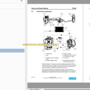 Sandvik TH545i Underground Truck Service and Parts Manual (T545DAMA0A0167)