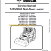 Bobcat S175 S185 Skid Steer Loader Service Manual