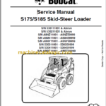 Bobcat S175 S185 Skid Steer Loader Service Manual