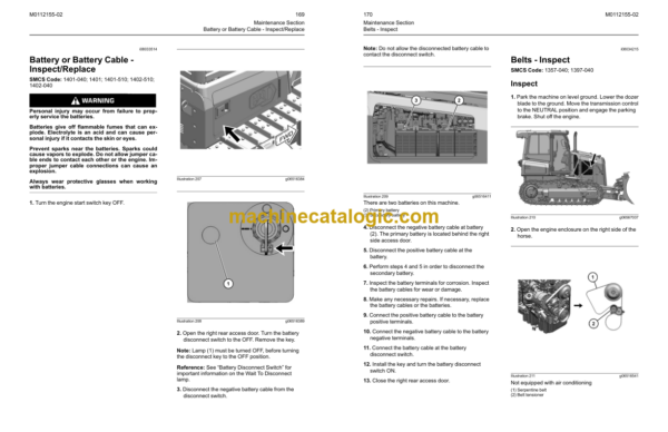 Caterpillar D1 D2 and D3 Track-Type Tractor Operation and Maintenance Manual