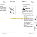 Timberjack 1710 Forwarder Operator and Maintenance Manual