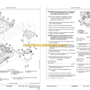 John Deere 328E 329E 332E and 333E Skid Steer and Compact Track Loader Repair Technical Manual (TM12808)