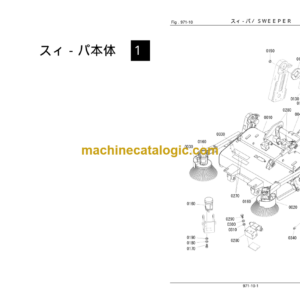 Furukawa FL302-3 POWER SWEEPER Parts Catalog