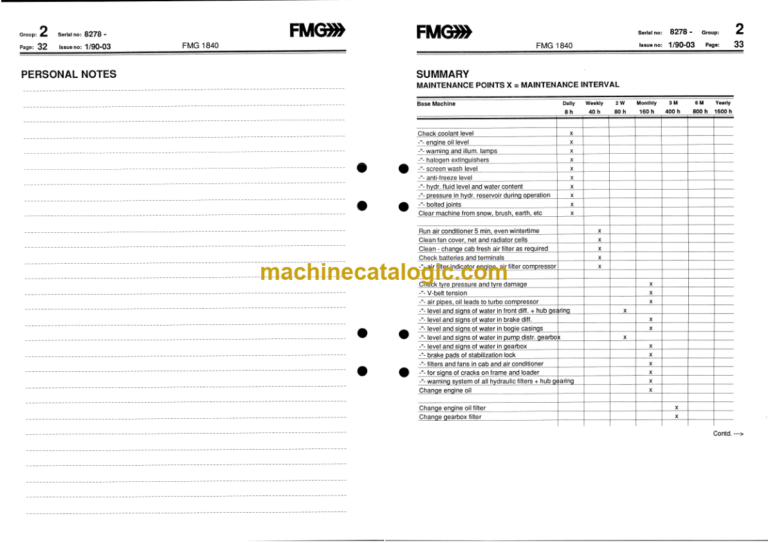 Timberjack 1840 Forwarder Operator's Manual (SN 18408278-)