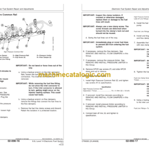 John Deere 9.0L Diesel Engines Level 14 Electronic Fuel System With Denso HPCR Technical Manual (CTM385)