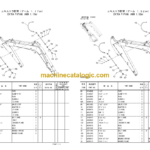 Hitachi AX30U-4 Mini Excavator Parts Catalog