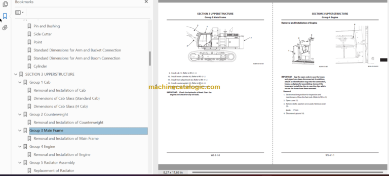 Hitachi ZX670LC-5B ZX670LCH-5B ZX670LCR-5B Hydraulic Excavator Technical and Workshop Manual