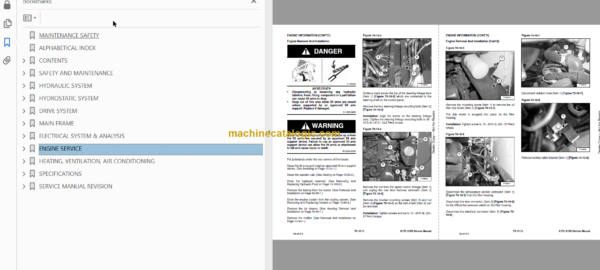 Bobcat S175 S185 Skid Steer Loader Service Manual