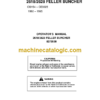 Timberjack 2618 2628 Feller Buncher Operators Manual