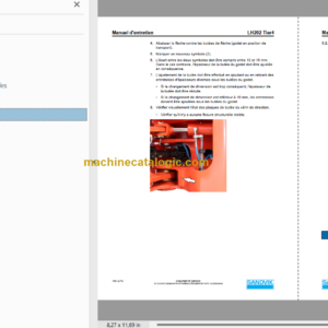 Sandvik LH202 Mining Loader Operator’s and Maintenance Manual (L002D030 Swedish)