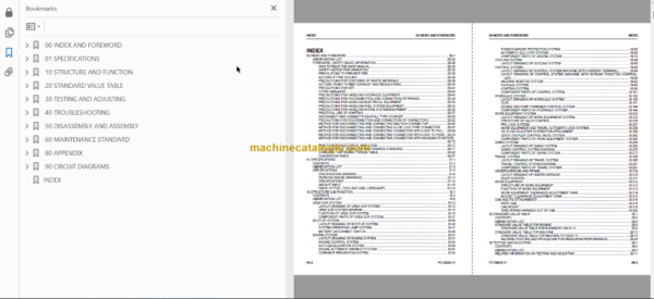 Komatsu PC138US-11 Hydraulic Excavator Shop Manual