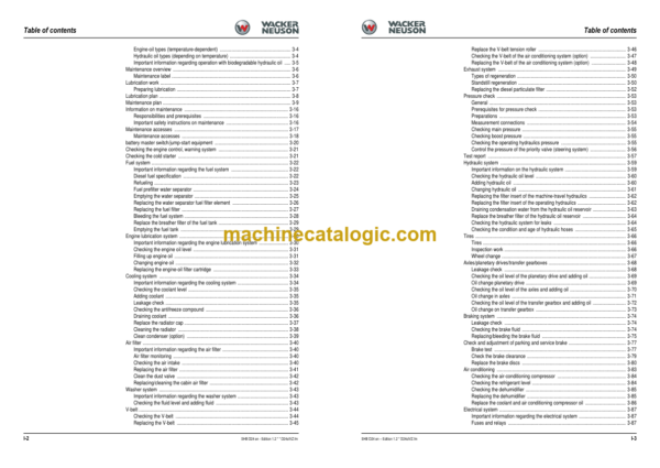 Wacker Neuson DV60 DV90 DV100 Dumper Service manual 2020