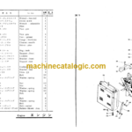 Hitachi FK180 Hydraulic Track Crane (Lattice Boom) Parts Catalog