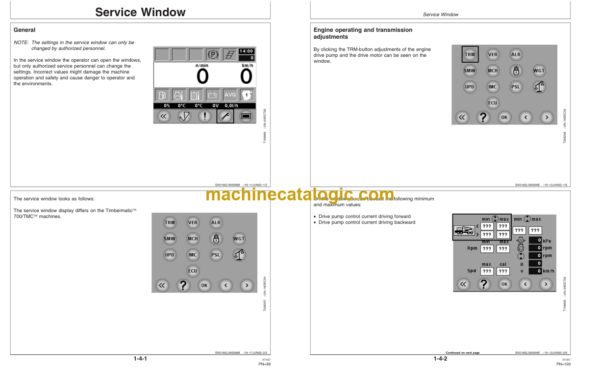 Timberjack OMF069434 TMC Control System Operators Manual