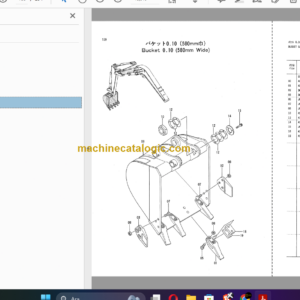 Hitachi EX40UR Excavator Parts Catalog & Equipment Components Parts Catalog