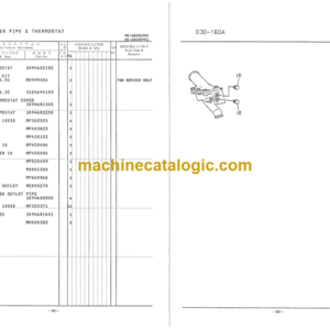 Furukawa FL230 6D20C Engine Parts Catalog