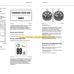 Caterpillar 325F L Excavator Operation and Maintenance Manual