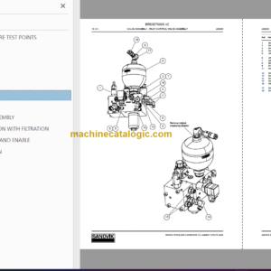 Sandvik LH202 Mining Loader Service and Parts Manual (L002D030)