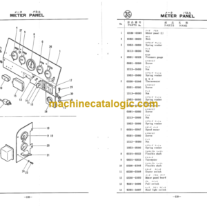 Furukawa FL140 Wheel Loader Parts Catalog