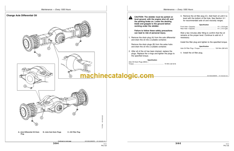 Timberjack 848G 660D Skidder Operators Manual