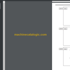 Hitachi ZX690LC-7H Hydraulic Excavator Technical and Assembly Procedure Manual