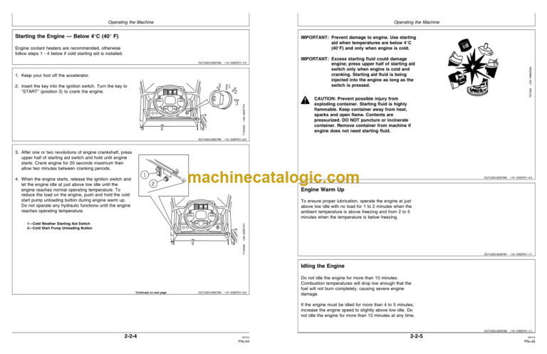 Timberjack 848G 660D Skidder Operators Manual