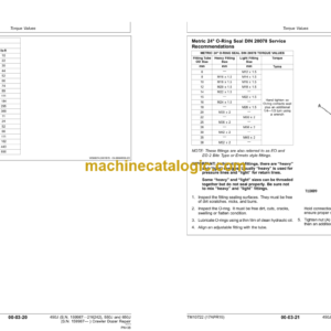 John Deere 450J 550J 650J Crawler Dozer Repair Technical Manual (TM10722)