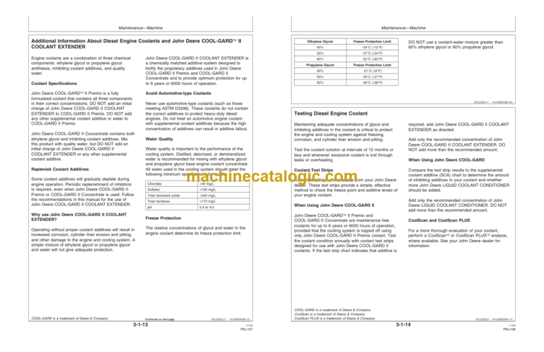 John Deere 318D and 320D Skid Steer Loader Operators Manual (OMT253020)