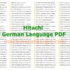 Hitachi Technisches Handbuch