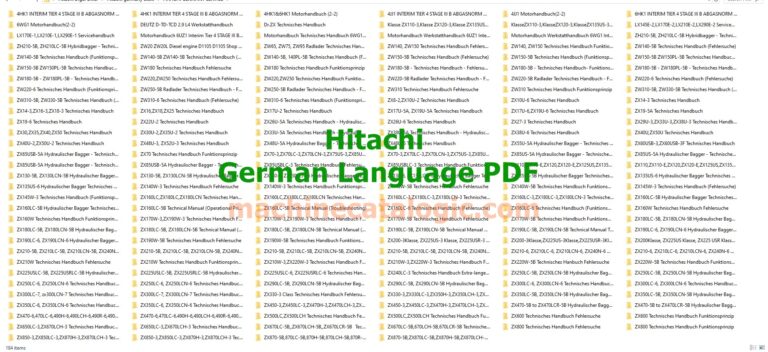 Hitachi Technisches Handbuch