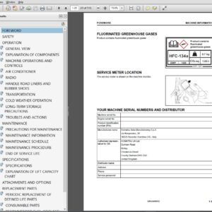 Komatsu PC88MR-11E0 Hydraulic Excavator Operation and Maintenance Manual