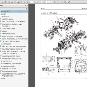 Komatsu GD675-7E0 Motor Grader Operation and Maintenance Manual