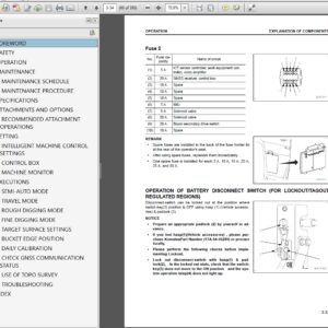 Komatsu PC360LCi-11 Hydraulic Excavator Operation and Maintenance Manual