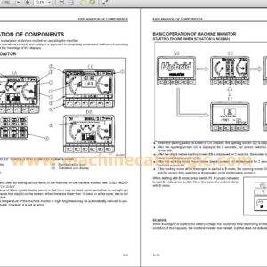 Komatsu HB215LC-2 Hybrid Crawler Excavator Operation and Maintenance Manual