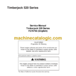 Timberjack 520 Series Service Manual