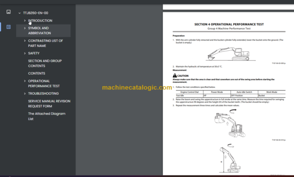 Hitachi ZX690LC-7H Hydraulic Excavator Technical and Assembly Procedure Manual