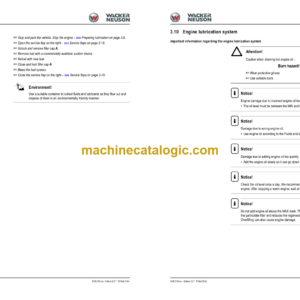 Wacker Neuson DV60 DV90 DV100 Dumper Service manual