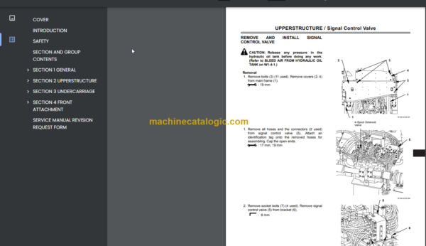 Hitachi ZX850-3 ZX850LC-3 ZX870H-3 ZX870LCH-3 Hydraulic Excavator Workshop Manual