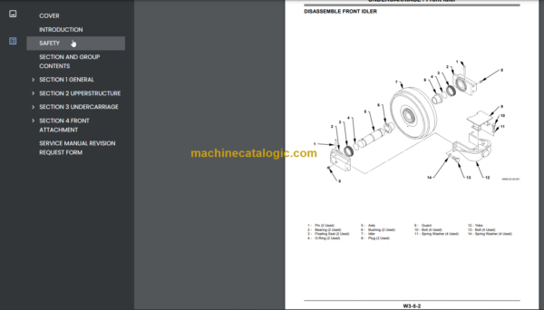 Hitachi ZX850-3 ZX850LC-3 ZX870H-3 ZX870LCH-3 Hydraulic Excavator Workshop Manual