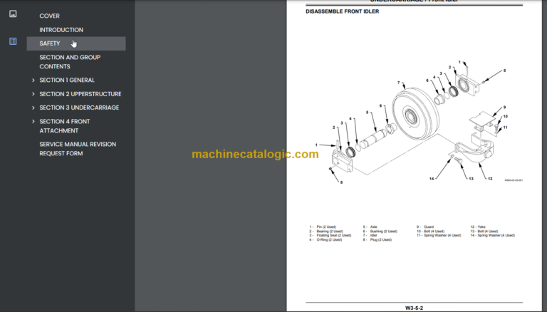 Hitachi ZX850-3 ZX850LC-3 ZX870H-3 ZX870LCH-3 Hydraulic Excavator Workshop Manual