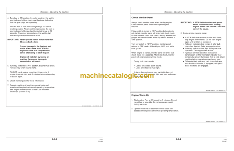 John Deere 848H Skidder Operators Manual (OMT230201)